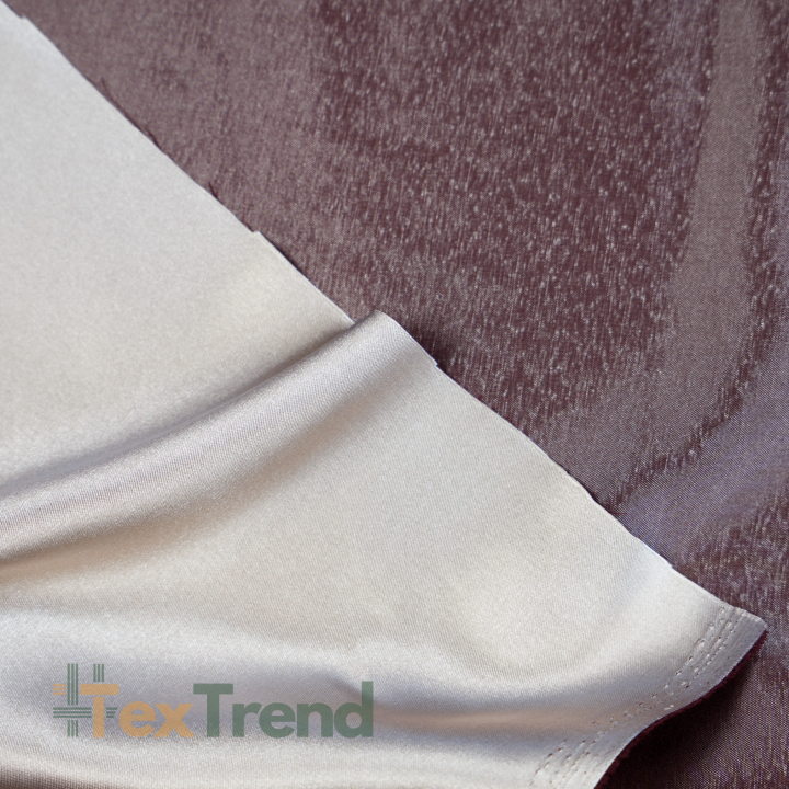 Doppelseitiger Bekleidungsstoff Satin / Taft - Gold / Braun 19