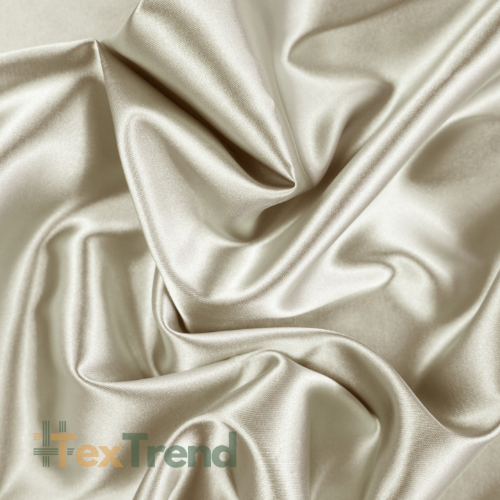 Doppelseitiger Bekleidungsstoff Satin / Taft - Gold / Braun 19