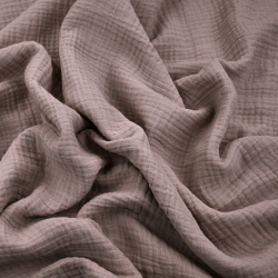 Muslin Double Gauze indisch rosa (Warme Terrakotta)