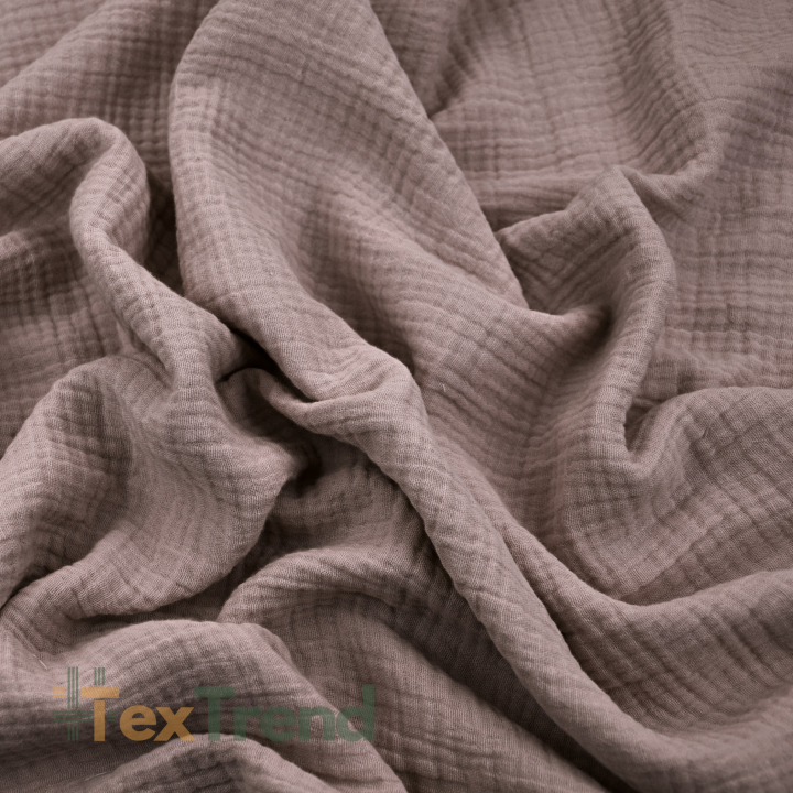 Muslin Double Gauze indisch rosa (Warme Terrakotta)