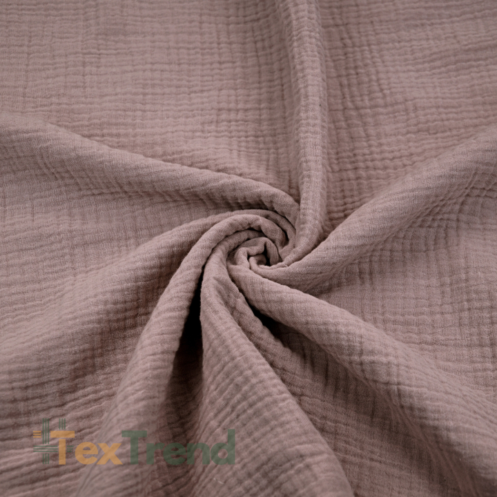 Muslin Double Gauze indisch rosa (Warme Terrakotta)