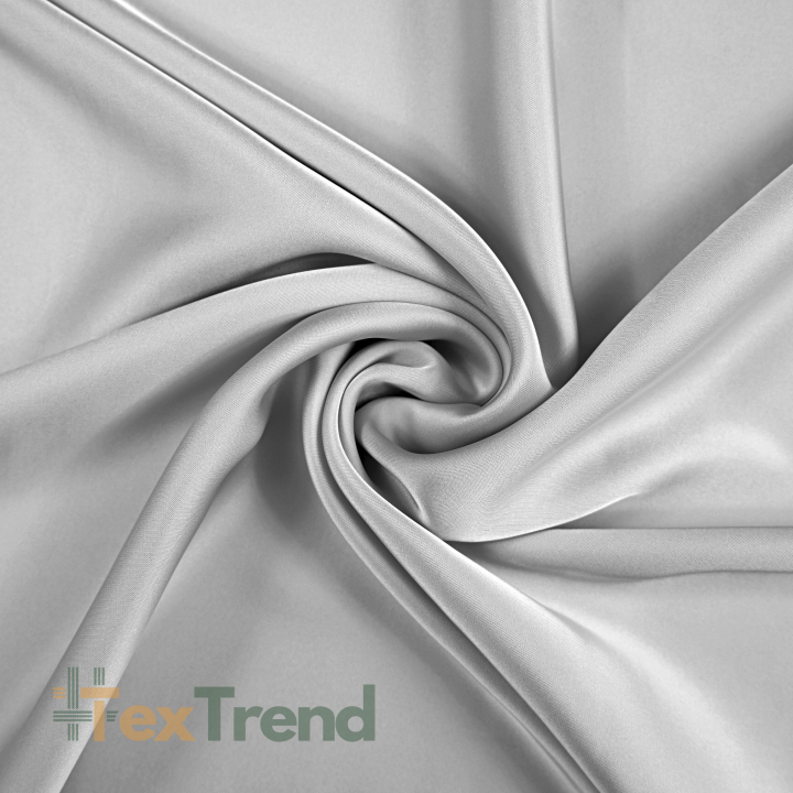 Armani Satin Stoff / Kunstseide - grau 23