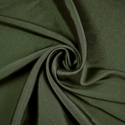 Zweifarbiger Bekleidungsstoff Satin / Taft - Oliv 35