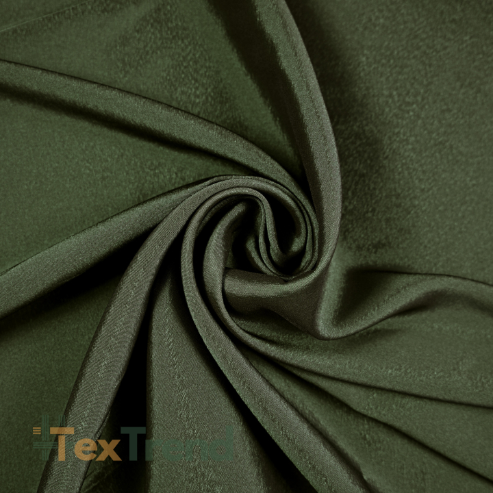 Zweifarbiger Bekleidungsstoff Satin / Taft - Oliv 35