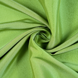 Zweifarbiger Bekleidungsstoff Satin / Taft - grüner Apfel 21