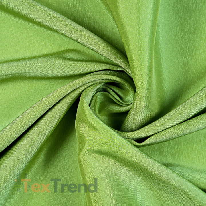 Zweifarbiger Bekleidungsstoff Satin / Taft - grüner Apfel 21
