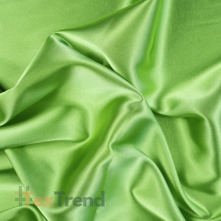 Zweifarbiger Bekleidungsstoff Satin / Taft - grüner Apfel 21
