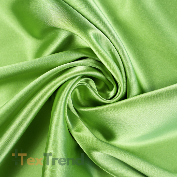 Zweifarbiger Bekleidungsstoff Satin / Taft - grüner Apfel 21