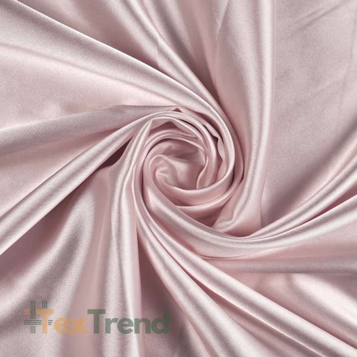 Kleidungsstoff Satin mit Lycra - champagnerrosa 36