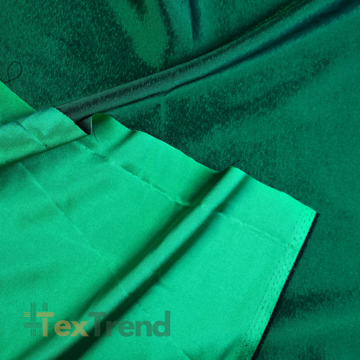 Zweifarbiger Bekleidungsstoff Satin / Taft - Grün 50