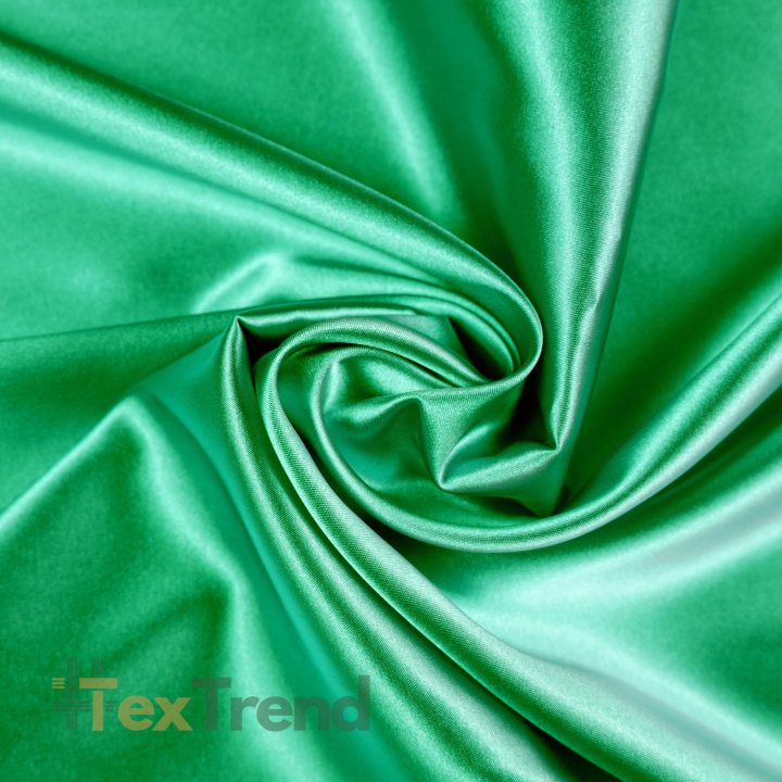 Zweifarbiger Bekleidungsstoff Satin / Taft - Grün 50