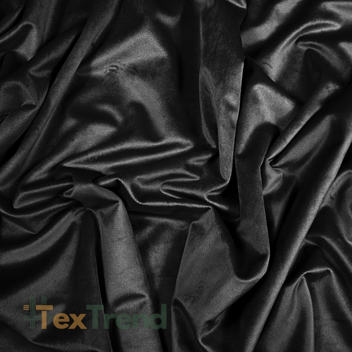 Samtvorhang 220g - exquisite Schwarz