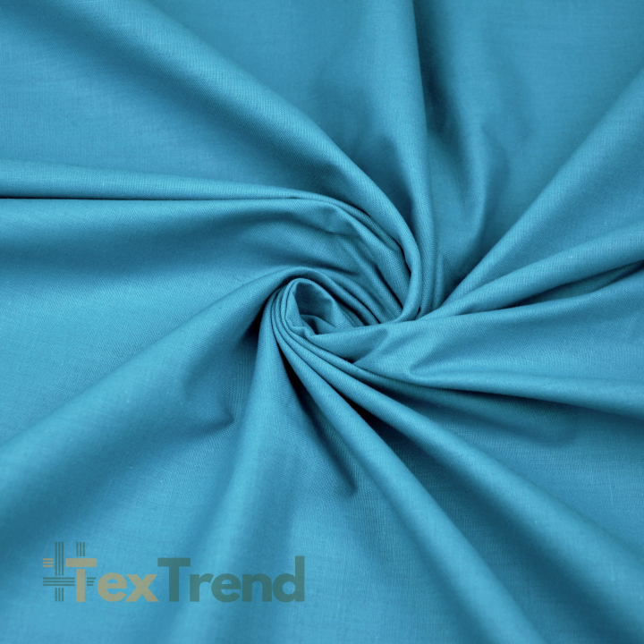 100% Baumwolle einfarbig schmutzig blau 506/3