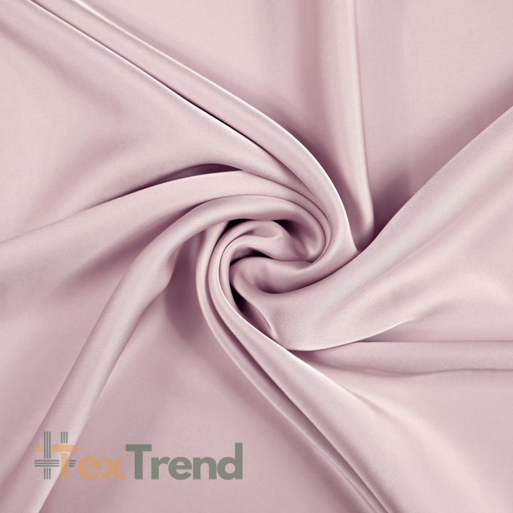 Armani Satin Stoff / Kunstseide - hell schmutzig rosa 19