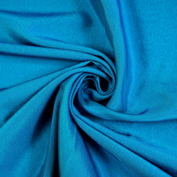 Doppelseitiger Bekleidungsstoff Satin / Taft - dunkeltürkis 23