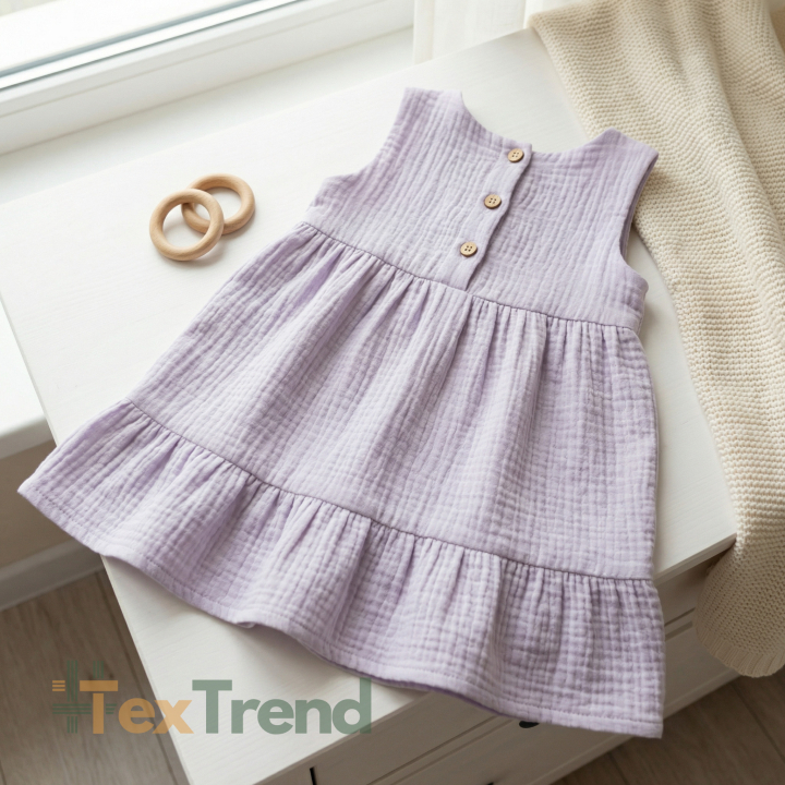 Musselin Double Gauze Lavendel (Lavender)