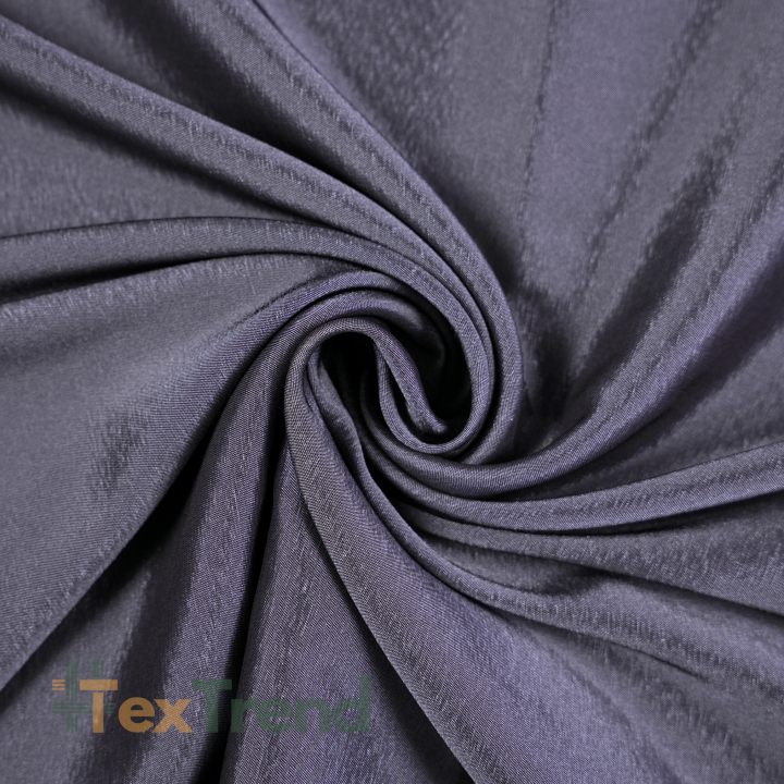 Zweifarbige Bekleidungsstoff Satin / Taft - Silber mit lila Reflexen 56