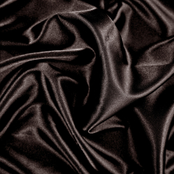 Kleidungsstoff Satin mit Lycra - Dunkelbraun 26