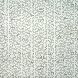 100% Baumwolle mit pflanzlichem Mosaikmuster in Salbeigrün