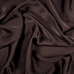Armani Satin / Kunstseide - Dunkelbraun 43