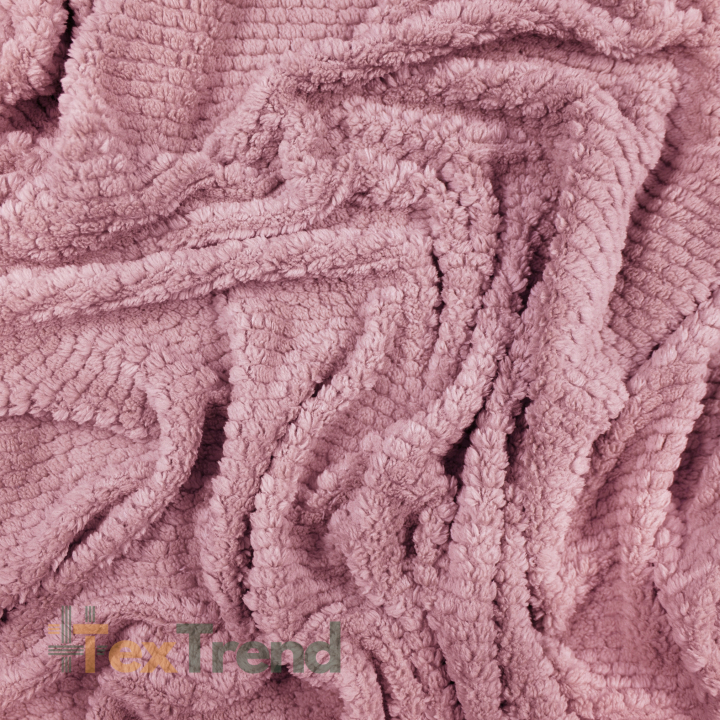Polar Sherpa Lammfell 3D - Schmutziges Rosa (Foxglove)