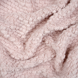 Polar Sherpa Lammprägung 3D - Pastellrosa (Sephia Rose)