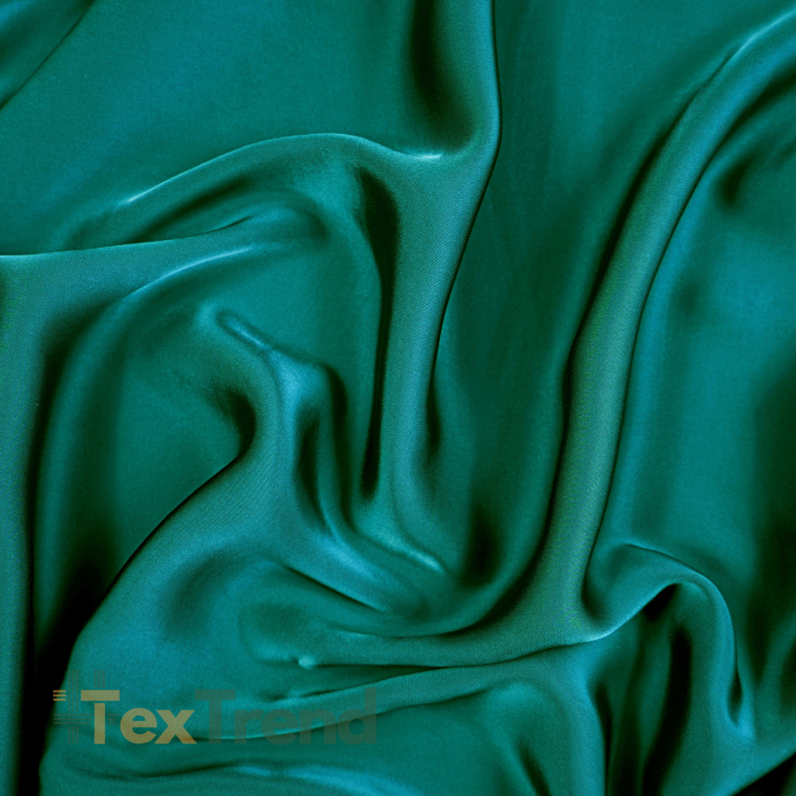 Armani Satin Stoff / Kunstseide - Flaschengrün 38