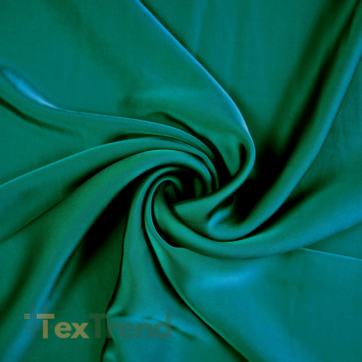 Armani Satin Stoff / Kunstseide - Flaschengrün 38