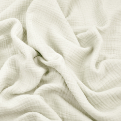 Musselin Double Gauze Elfenbein (Soft Cream)