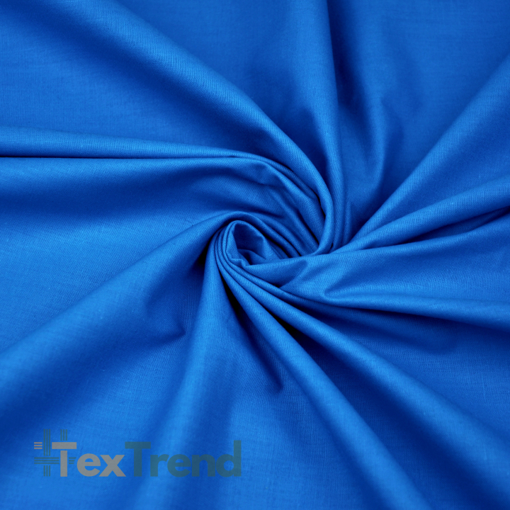 100% Baumwolle einfarbig Saphir 517/1