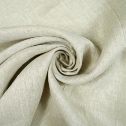 100% Leinen für Vorhänge natur - 90g (5)