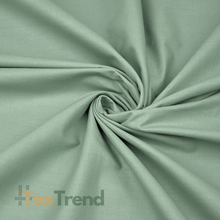 100% Baumwolle einfarbig Salbei 515/1