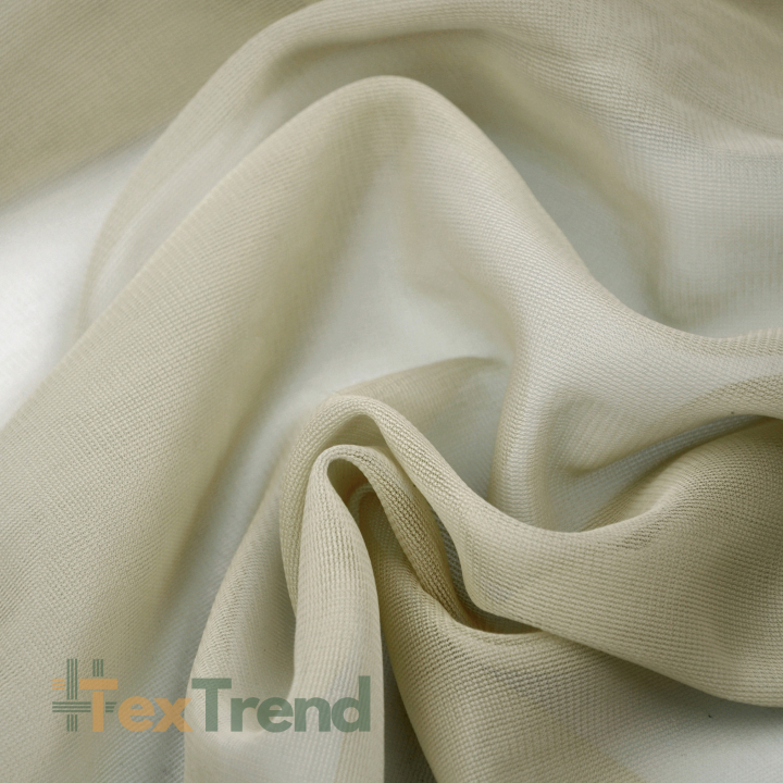 Dekorativer Chiffon Cappuccino