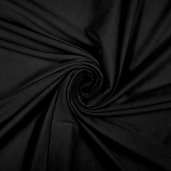 Schwarzer Jersey-Stoff - 190cm, 290g