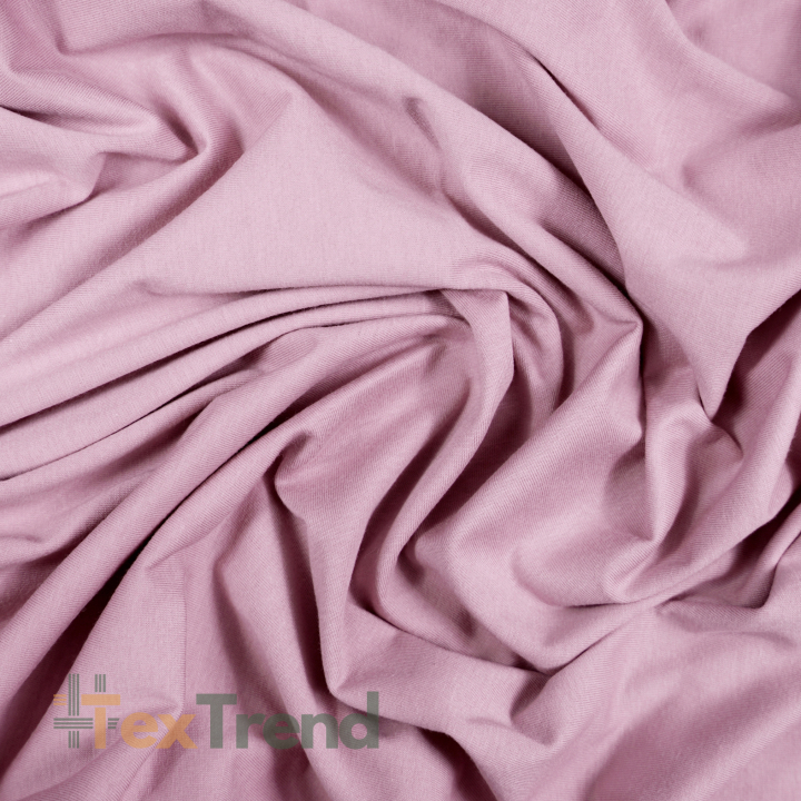 Jersey-Stoff - dunkles schmutziges Rosa