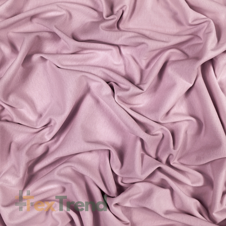 Jersey-Stoff - dunkles schmutziges Rosa