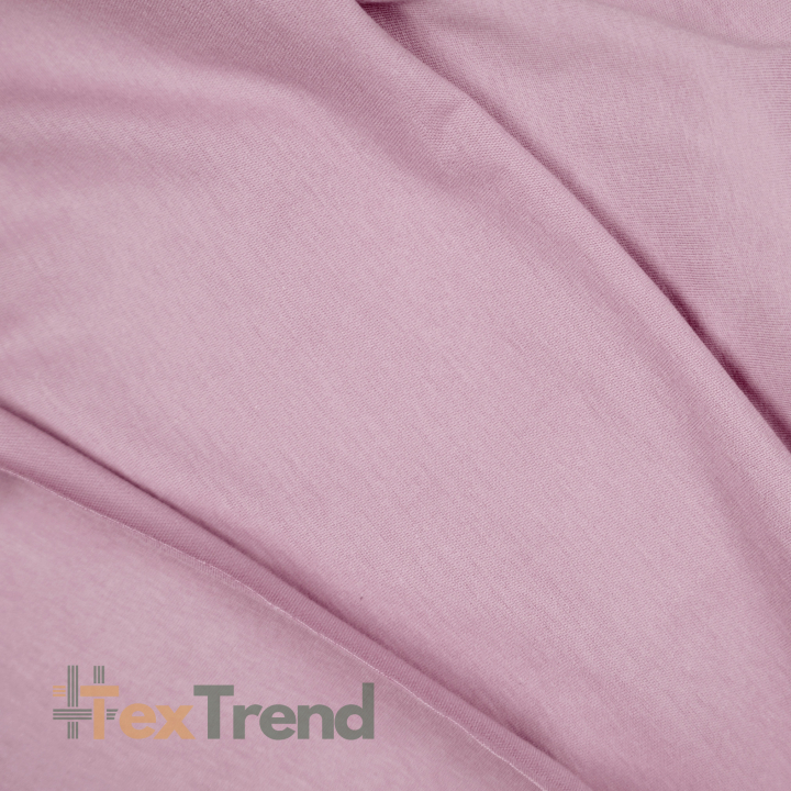 Jersey-Stoff - dunkles schmutziges Rosa