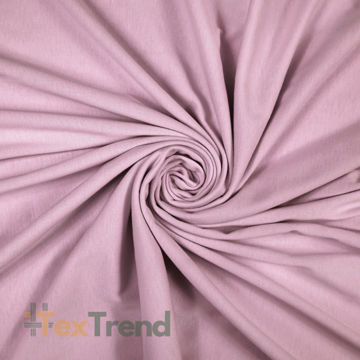 Jersey-Stoff - dunkles schmutziges Rosa