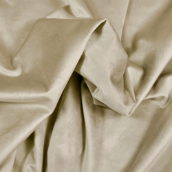 Samtvorhang - beige 300cm