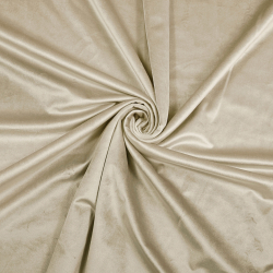 Samtvorhang - beige 300cm