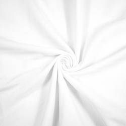 Premium Baumwoll-Tetra-Stoff Weiß