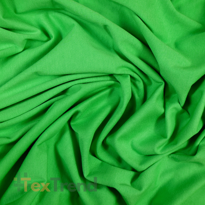 Jersey-Stoff - grasgrün