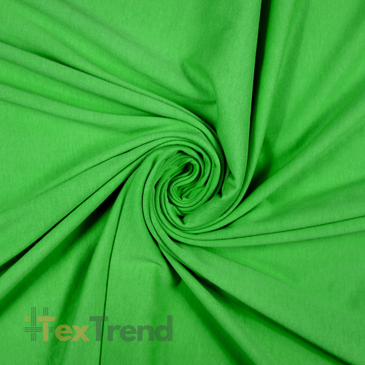 Jersey-Stoff - grasgrün