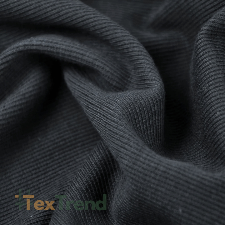 Rippstrick (Bündchen) - graphit