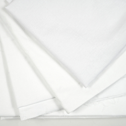 Weiße Baumwollreste von Noris, Endstücke - 1 kg