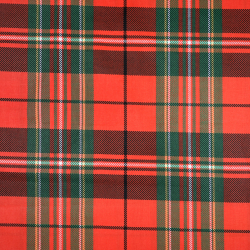 100% Baumwolle Schottenmuster Weihnachtsrot-Grün