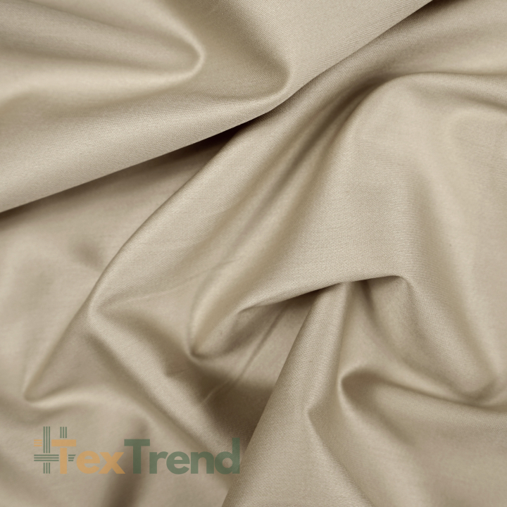 Premium Baumwollsatin - Beige (Taupe)