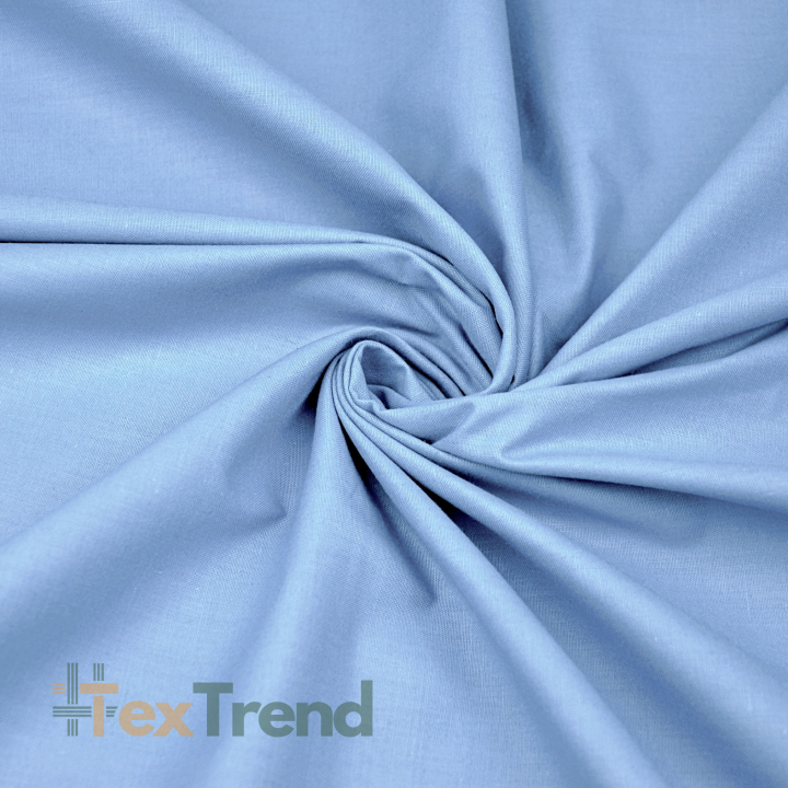 100% Baumwolle einfarbig blau 506/1