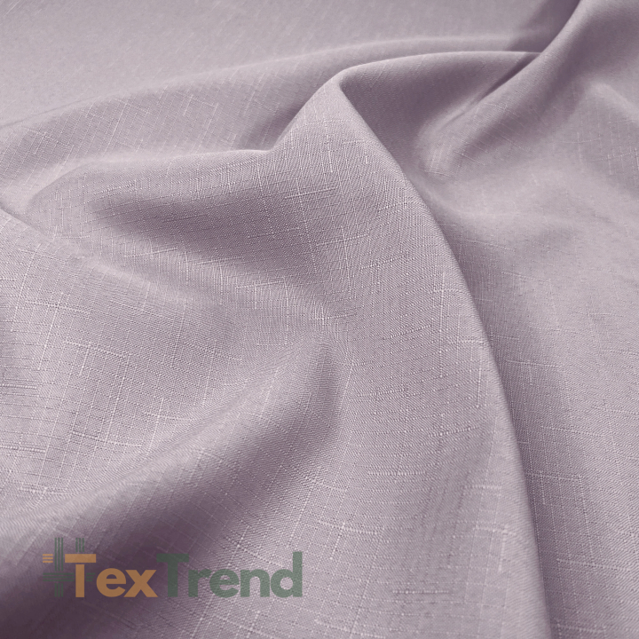 Tischdeckenstoff schmutziges Lavendel - Leinenmuster