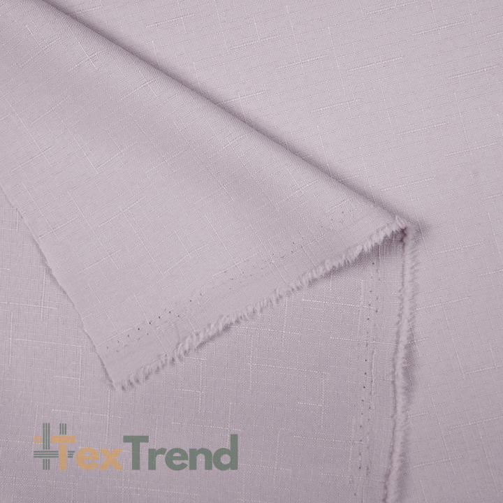 Tischdeckenstoff schmutziges Lavendel - Leinenmuster